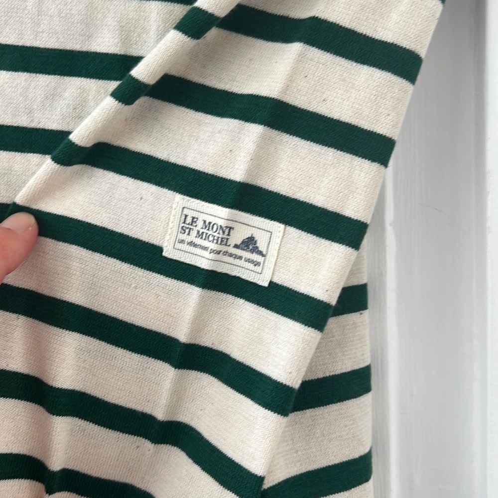 LE Mont St Michel striped cotton shirt